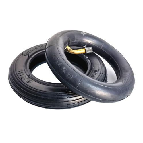 Pneus épais pour mini-trottinette électrique 6 x 1 1/4, accessoires pour vélo à batterie, style : pneu extérieur SH4702706-05